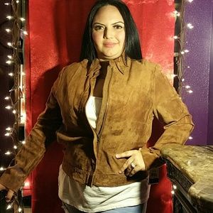 John Paul Richard suede and leather jacket